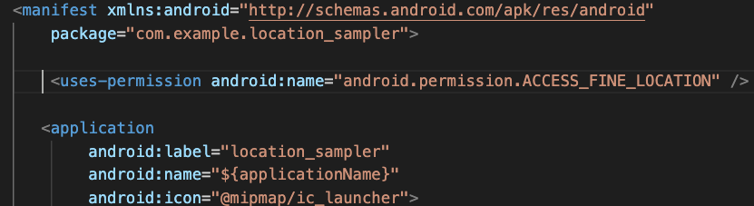 Android manifest permissions
